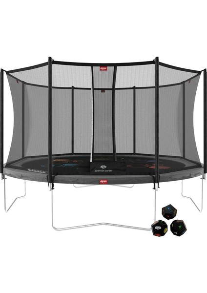 Favorit Regular 430 Comfort Güvenlik Filesi ve Gri Trambolin