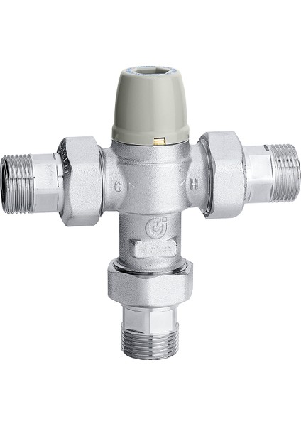 521304-DN15 Ayarlanabilir Haşlanma Önleyicili Termostatik Karışım Vanaları