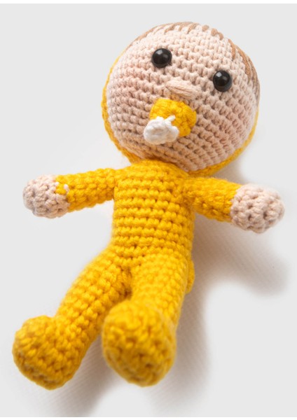 Amigurumi Sarı Oyuncak Bebek