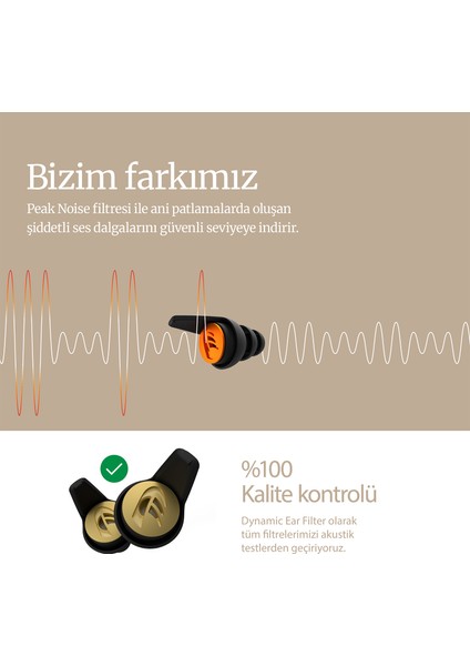 Atıcılık ve Avcılık Için Boyun Askılı Turuncu Kulak Tıkacı