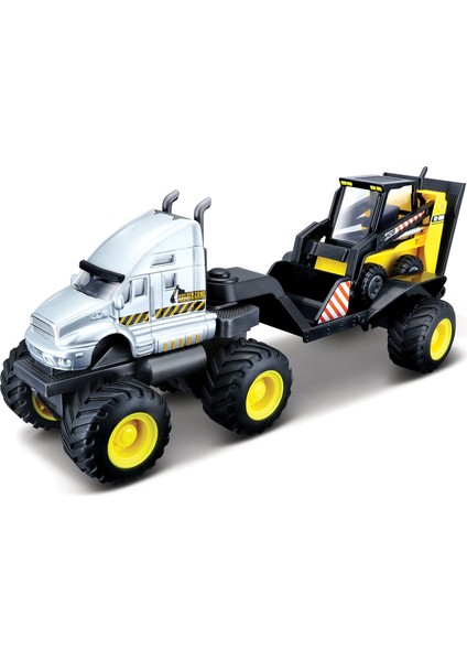 Builder Zone Gri Taşıyıcı Tır Seti