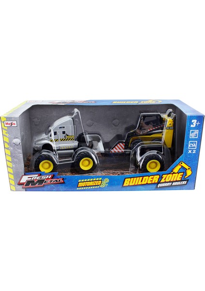 Builder Zone Gri Taşıyıcı Tır Seti