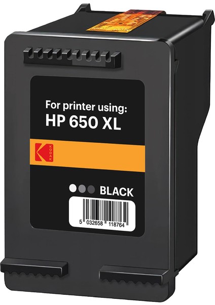 HP650 Siyah Mürekkep Kartuşu