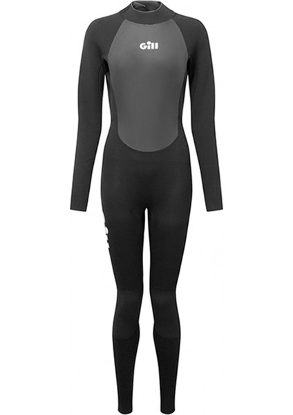 Pursuit Full Arm Siyah Kadın Wetsuit Dalış Elbisesi