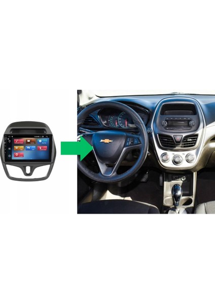 Chevrolet Spark Android Multimedya Sistemi 4-64 For-X (2015-2019) C09025 Ön Kayıt Kamera Hediyeli