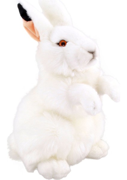Beyaz Tavşan Peluş Oyuncak 28 cm
