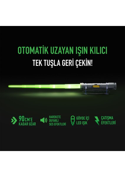 Yeşil Oyuncak Işın Kılıcı