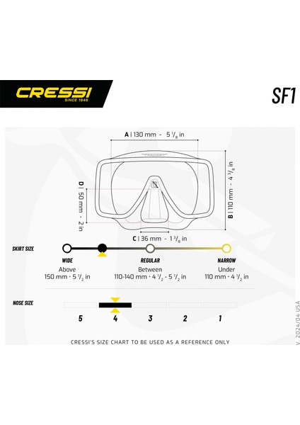 Sf 1 Mavi Unisex Dalış Maskesi