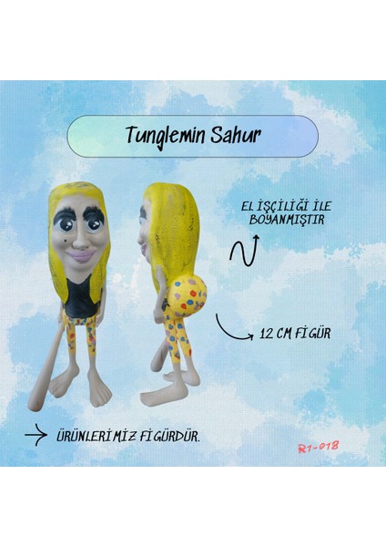 Tunglemin Sahur Tung Tung Sahur Karakteri 12 cm Figür