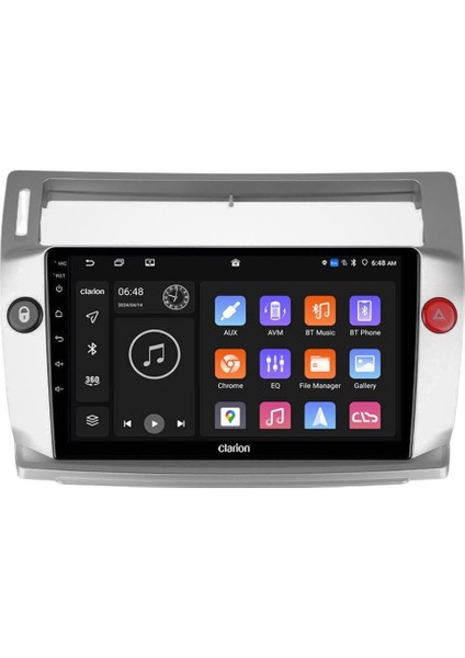 Citroen C4 Android Multimedya Sistemi 4-64 For-X (2005-2011) C09036 Ön Kayıt Kamera Hediyeli