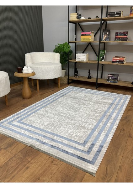 Çerçeve Model Bambu Yıkanabilir Parlak Halı Siyah Çizgi fiyatları