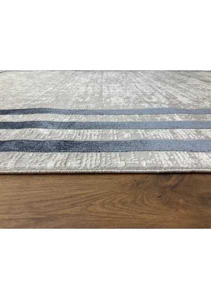 Çerçeve Model Bambu Yıkanabilir Parlak Halı Siyah Çizgi fırsatları
