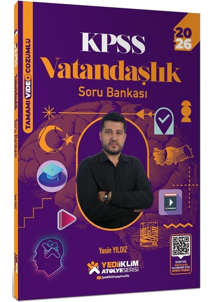 2026 Kpss Atölye Serisi Genel Kültür Vatandaşlık Tamamı Video Çözümlü Soru Bankası
