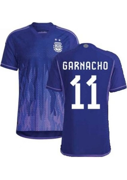 Arjantin 2022 Dünya Kupası Garnacho Yetişkin Forması