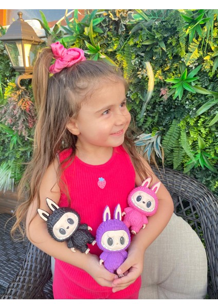 Labubu Figür, 3'lü Set Labubu Figürü, Sevimli Canavar Labubu 13 cm Ayakta Duran fırsatları