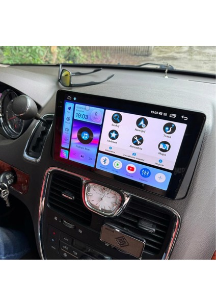 Chrysler Grand Voyager Android Multimedya Sistemi 4-64 For-X (2011-2015) C09014 Ön Kayıt Kamera Hediyeli