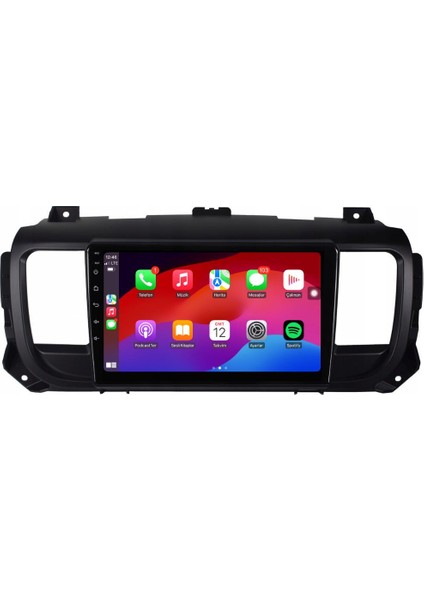 Citroen Jumpy Android Multimedya Sistemi 4-64 For-X (2017-2024) C09038 Ön Kayıt Kamera Hediyeli