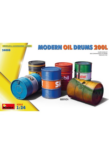 1:24 Modern Yağ Varilleri 200L