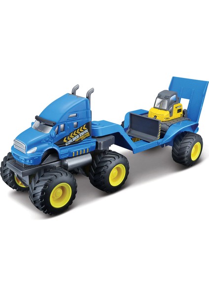 Builder Zone Mavi Taşıyıcı Tır Seti