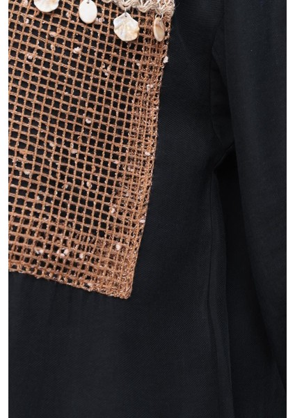 Siyah-File Garnili Gömlek indirimleri