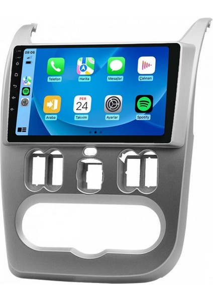 Dacia Duster Android Multimedya Sistemi 4-64 For-X (2010-2013) C09042 Ön Kayıt Kamera Hediyeli