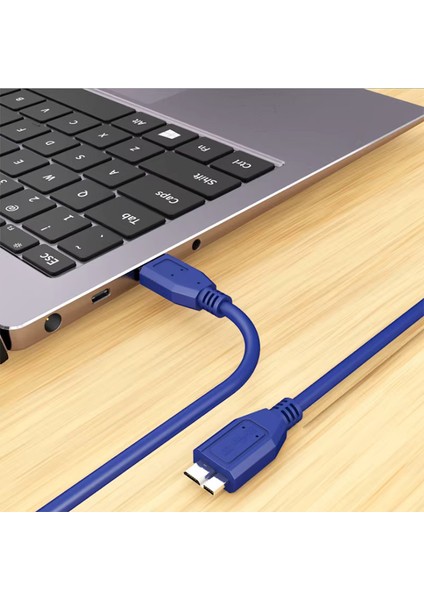 1 Metre 1mt Harddisk Kablosu Yüksek Hiz USB 3.0 Tip A Mikro B Kablo Hızlı Veri Aktarma Kablosu