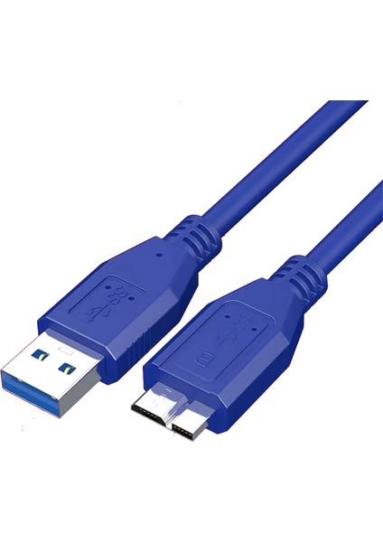 1 Metre 1mt Harddisk Kablosu Yüksek Hiz USB 3.0 Tip A Mikro B Kablo Hızlı Veri Aktarma Kablosu
