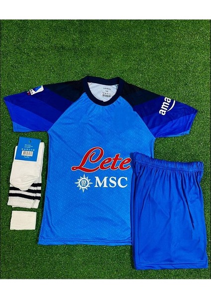 Napoli 2023/24 Yeni Sezon Kvaratshelia Iç Saha Çocuk Forması 4'lü Set fiyatları