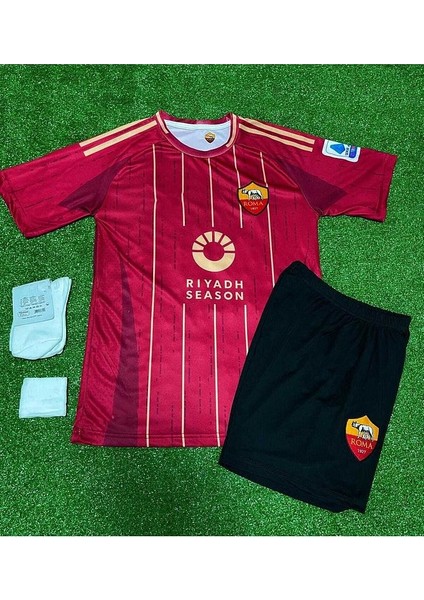 A.s Roma 2024/25 Yeni Sezon Romelu Lukaku Çocuk Forması 4'lü Set fiyatları