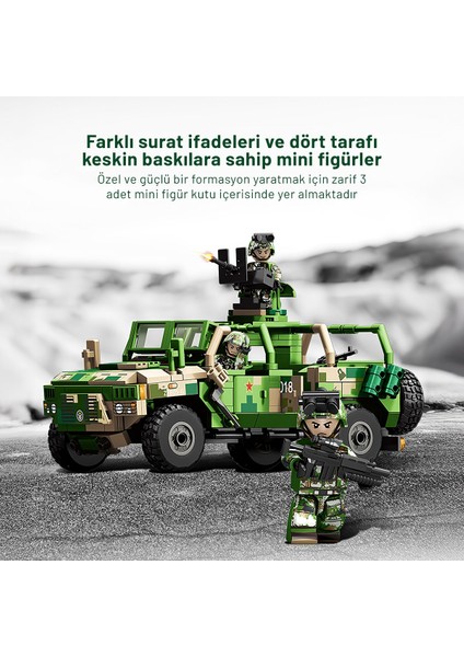 Zırhlı Sınır Devriye Birimi Yapı Bloğu Seti 644 Parça