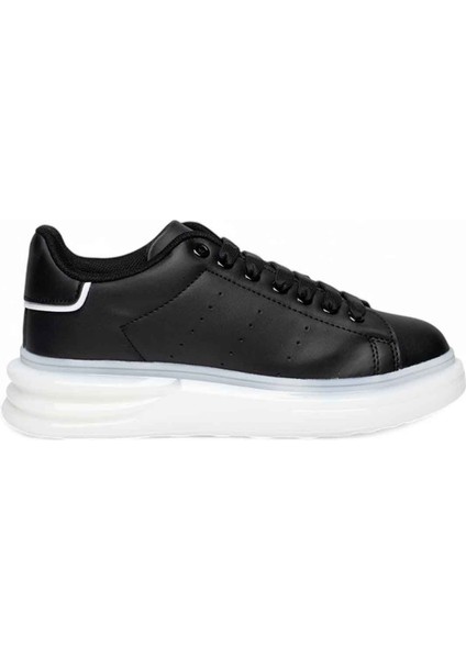 628-25 Deri Anatomik Sneaker Siyah Beyaz 36-40 fiyatları