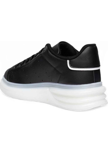 628-25 Deri Anatomik Sneaker Siyah Beyaz 36-40 modelleri