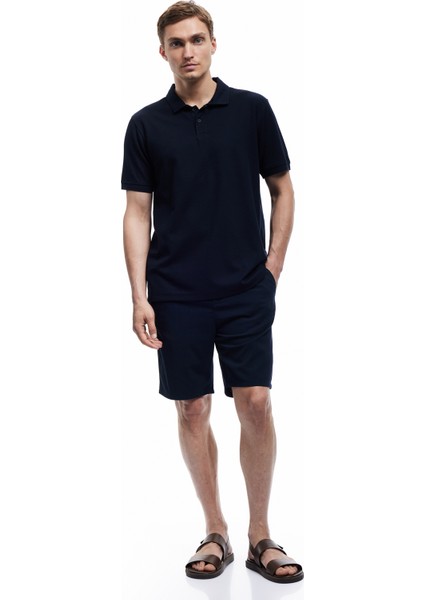 Pamuklu Düğmeli Regular Fit Kısa Kollu Polo Yaka Tişört fiyatları