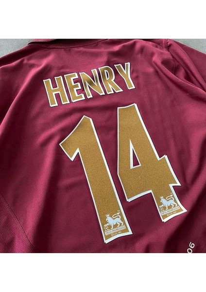 A.r.s.e.n.a.l 2005/06 Sezonu Thierry Henry Özel Nostalji Forması