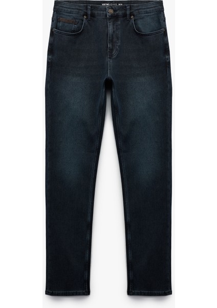 Normal Bel Pamuklu Slim Fit Jean Pantolon - Brad Jean