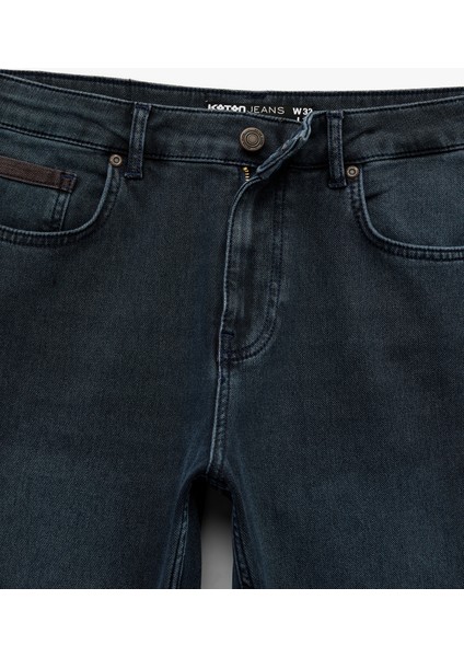 Normal Bel Pamuklu Slim Fit Jean Pantolon - Brad Jean