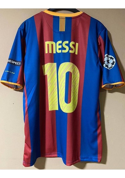 Barcelona Messi 2010-2011 Sezonu Şampiyonlar Ligi Finali Retro Maç Forması