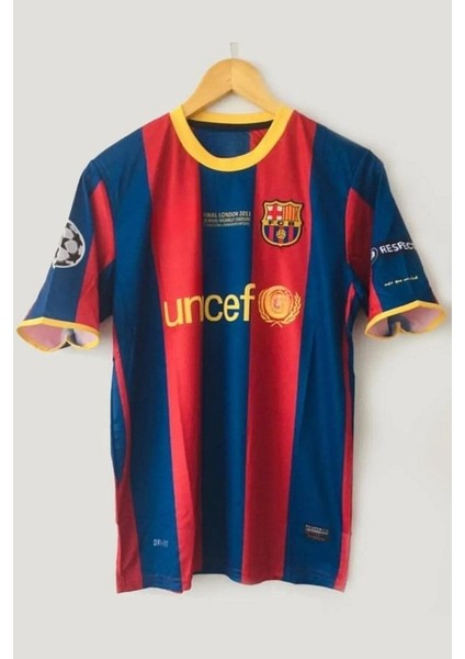 Barcelona Messi 2010-2011 Sezonu Şampiyonlar Ligi Finali Retro Maç Forması fiyatları
