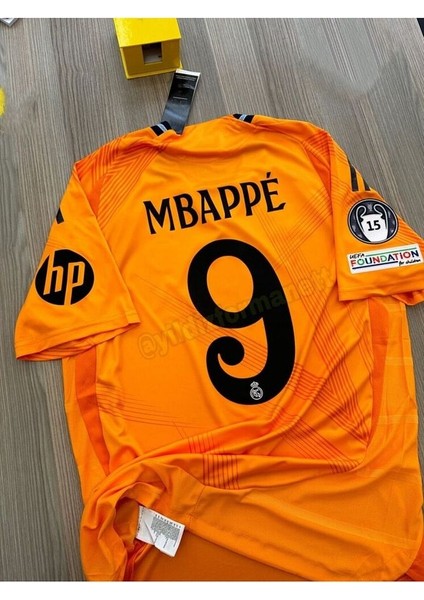 R.madridd 2024/25 Yeni Sezon Kylian Mbappe Deplasman Forması (Orange)