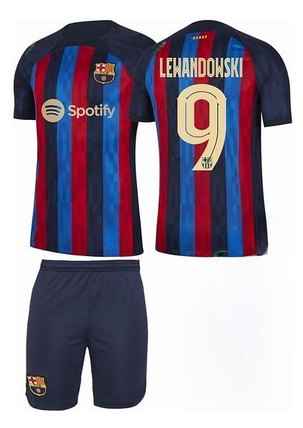 2324 Barcelona-Lewandowski Formaları Çocuk Futbol Antrenman Takımı (Forma Şort Çorap) fiyatları