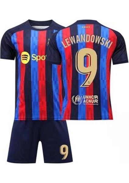 2324 Barcelona-Lewandowski Formaları Çocuk Futbol Antrenman Takımı (Forma Şort Çorap) modelleri