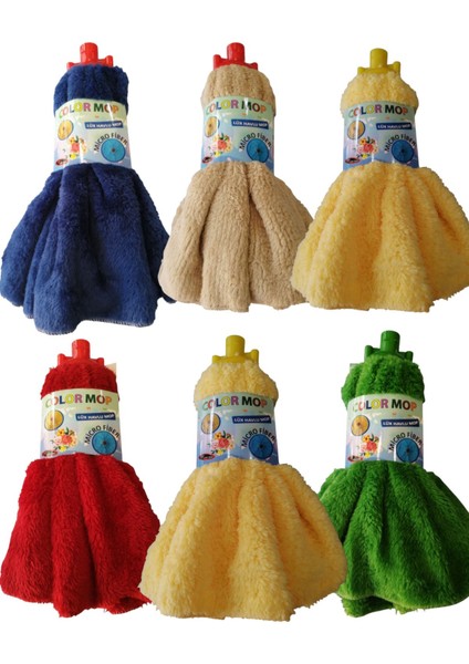 Renkli Havlu Mop ile Temizlikte Pratik ve Şık Çözüm