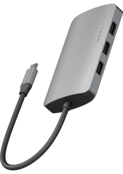 Aluhub Hd Pro 2 100W Type-C Pd Şarj Destekli 8in1 4K Hub Dönüştürücü modelleri