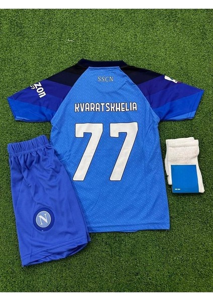 Kvaratshelia Napoli Yeni Sezon Çocuk Forması modelleri