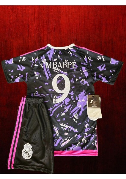 Yeni Sezon Mbappe Özel Baskılı R€æl Mædrid Çocuk Forması (Forma Şort Çorap) fiyatları