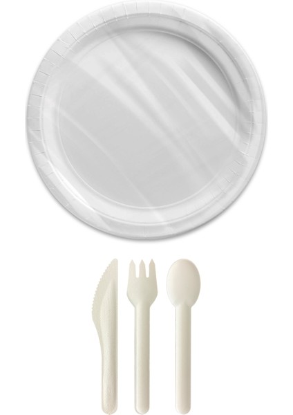 Doğa Dostu Ekolojik Yemek Seti 6 Kişilik 22cm