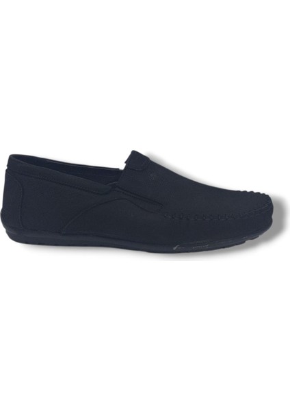 Modesa 265 Erkek Siyah Nubuk Deri Loafer Ayakkabı