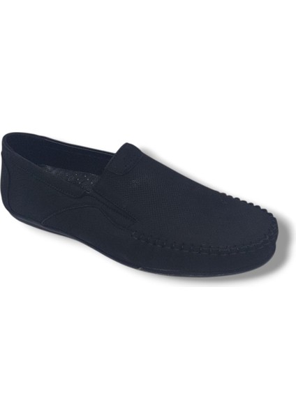 Modesa 265 Erkek Siyah Nubuk Deri Loafer Ayakkabı fırsatları
