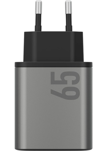 Ampcharge GAN65 2 Adet 65W Type-C ve 30W USB 3.0 Çıkışlı Hızlı Şarj Aleti indirimleri