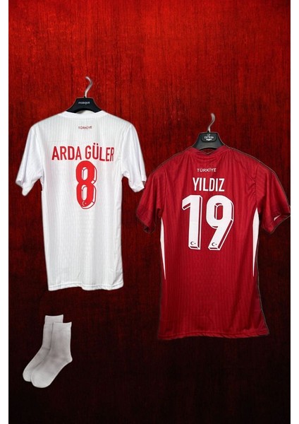Türkiye Milli Takım A:r:d:a Güler (Beyaz)/kenan Yıldız (Kırmızı) Ikili Yetişkin Forması fiyatları
